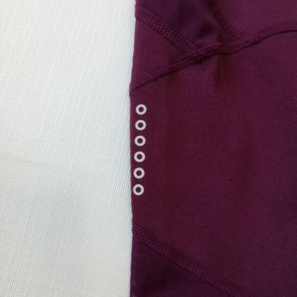 RAG High Waisted Mesh Panels Capri Length Plus Size Active Leggings Women's 2X - Picture 10 of 12